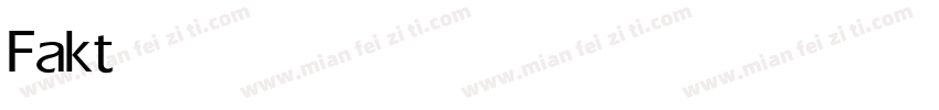 FaktSoftSmCon Medium字体转换